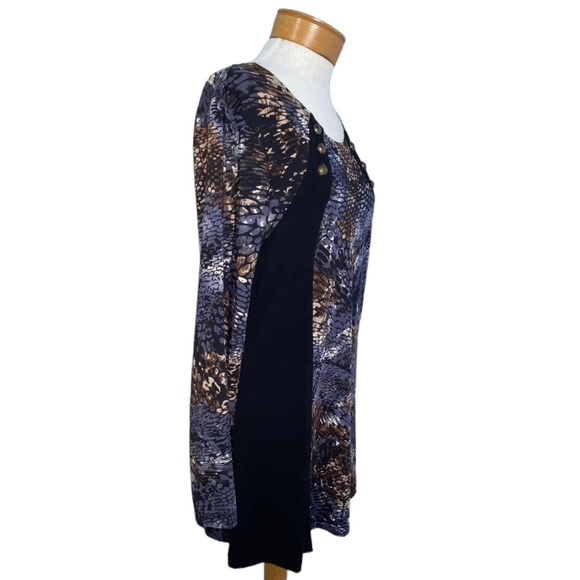 Max & Rina snake, print to neck, long sleeve Med - Picture 4 of 5